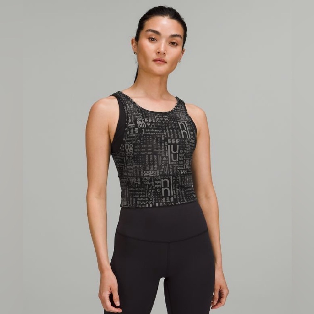 Lululemon Power Pivot Everlux Tank Top Motif Size 6 - Picture 2 of 8